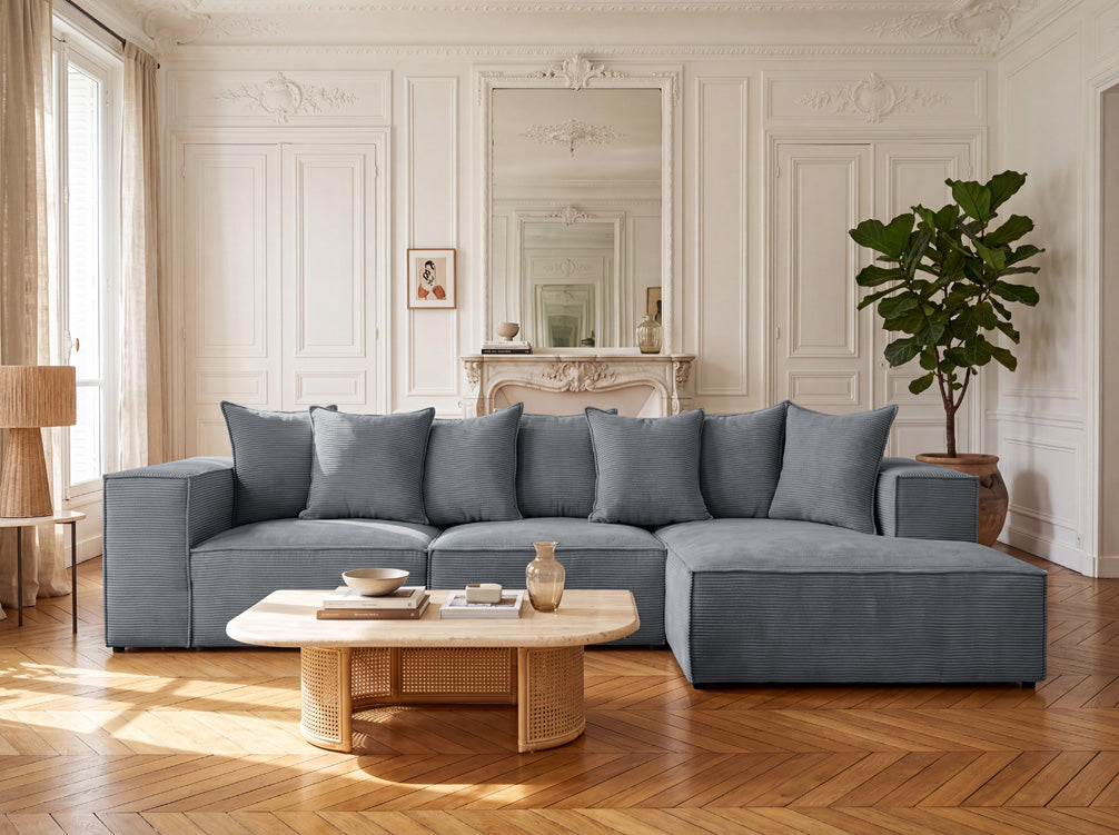 Designer Sofa Largo L in Cord