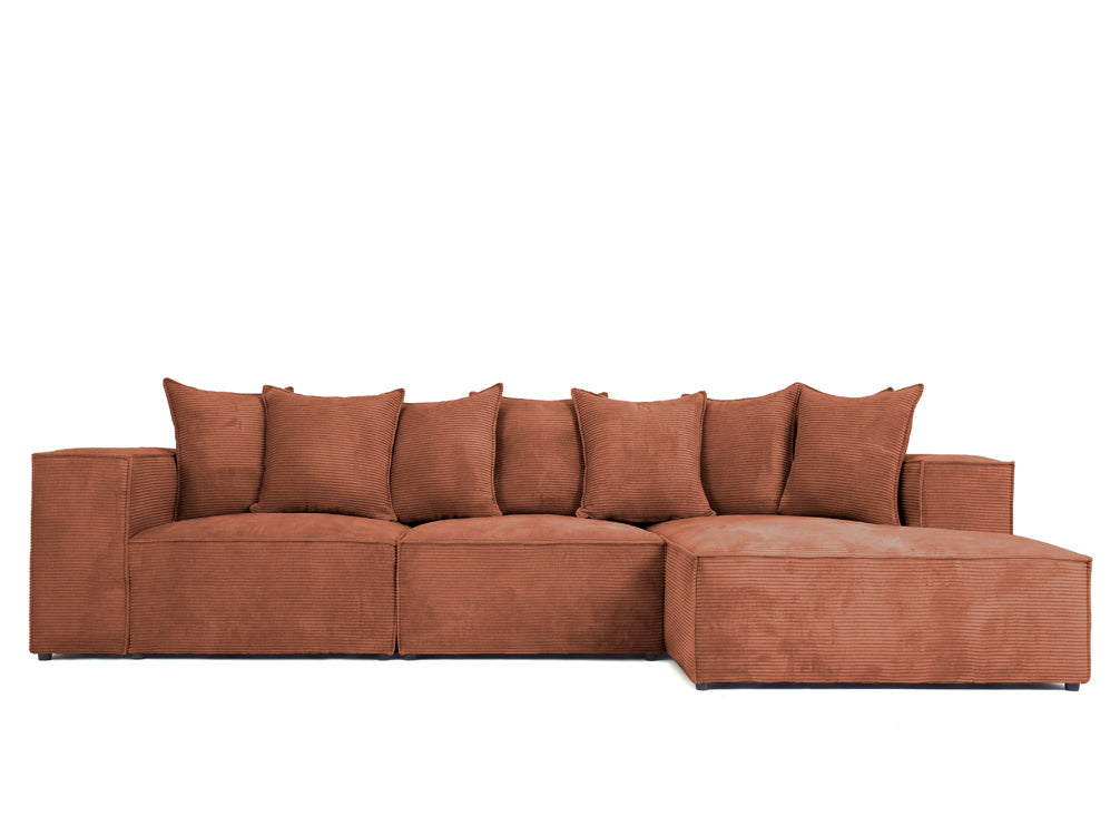Designer Sofa Largo L in Cord