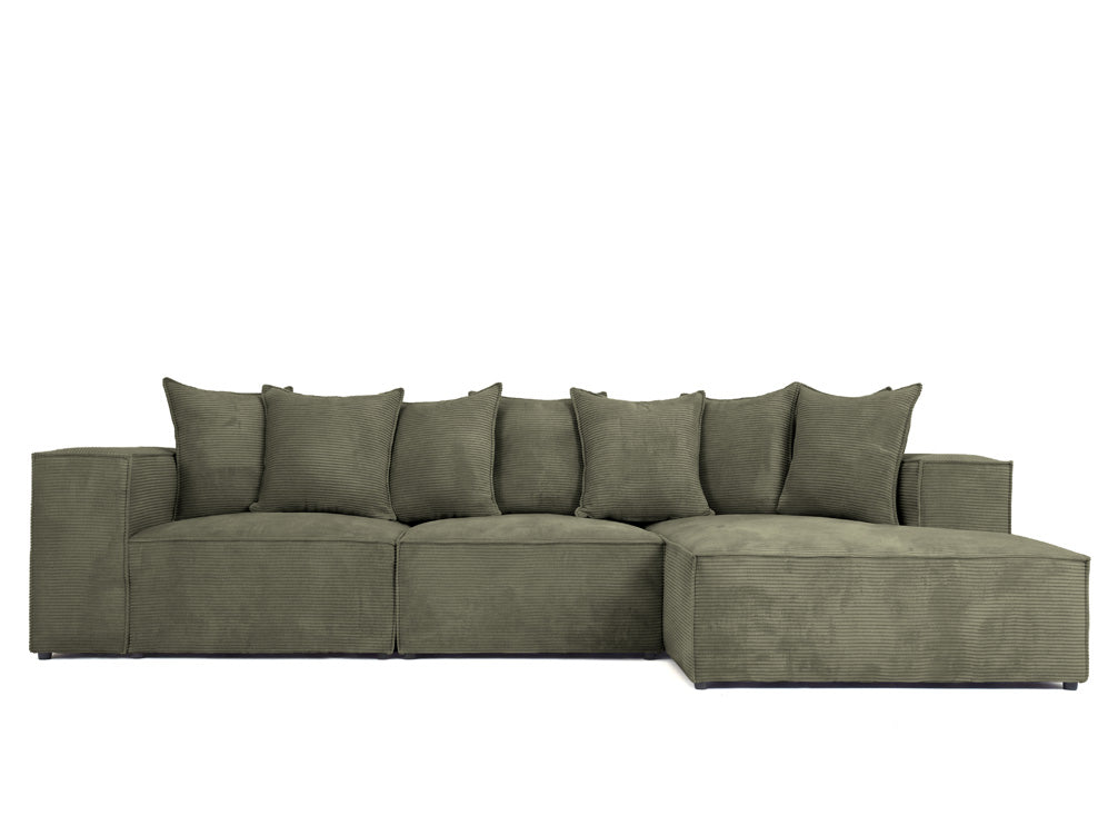 Designer Sofa Largo L in Cord