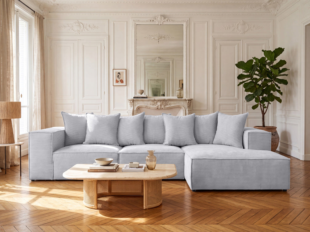 Designer Sofa Largo L in Cord