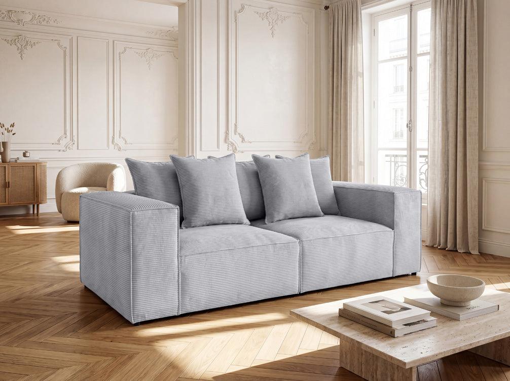 Designer Sofa 3 Sitzer Largo in Cord