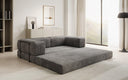 Lazy Spar-Set: 3-Sitzer + Hocker in Cord
