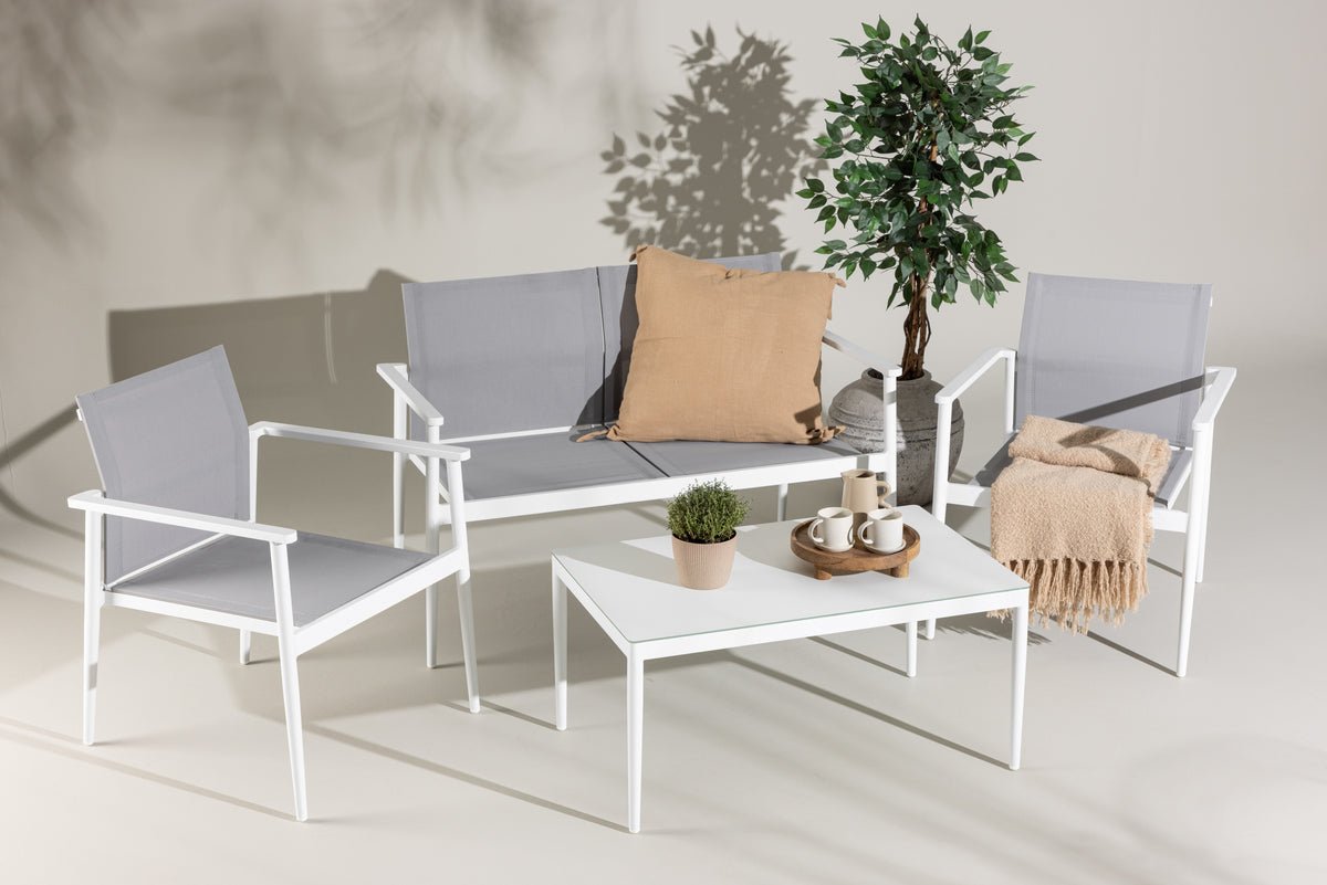 Loungeset Rugby - wahlweise in Schwarz oder Weiß/Grau