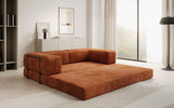OUTLET - Designer Sofa Lazy 3 Sitzer in Cord