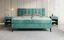 Boxspringbett Ines in Cord mit Stauraum