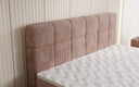 Boxspringbett Vera in Cord mit hohen Füßen