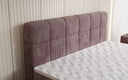 Boxspringbett Vera in Cord mit hohen Füßen
