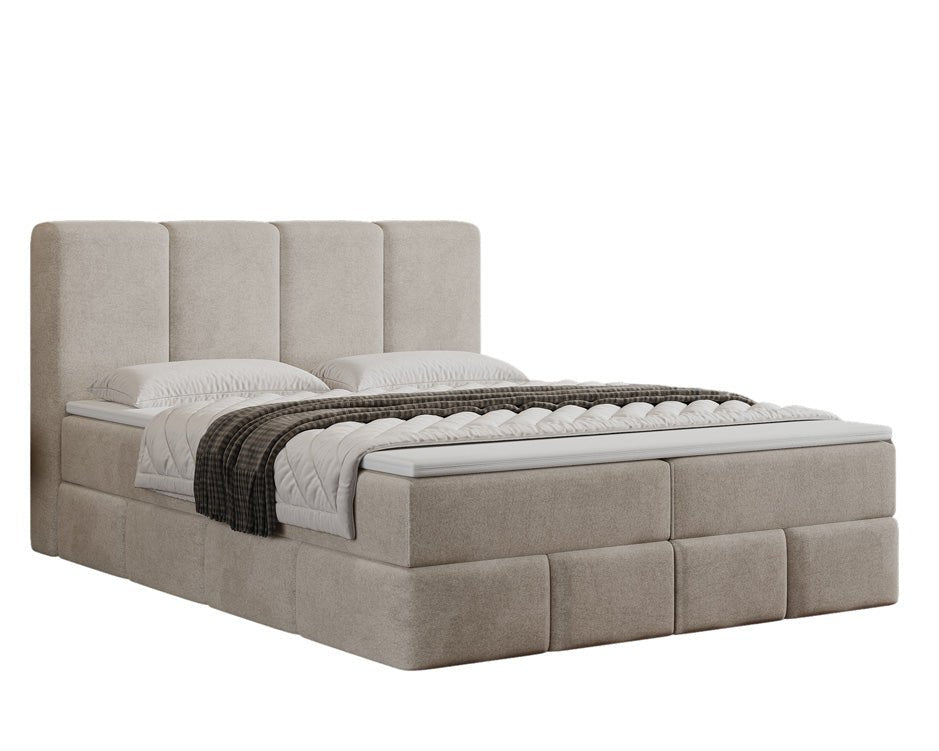 Boxspring posteľ Benátky zamsková s úložným priestorom
