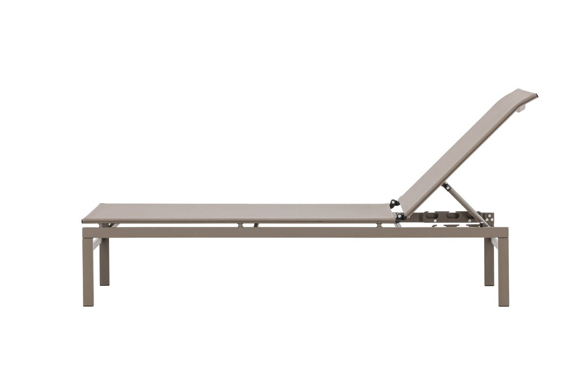 Sonnenliege Arelia - aus Textilene mit Stahlgestell in 2 Farben