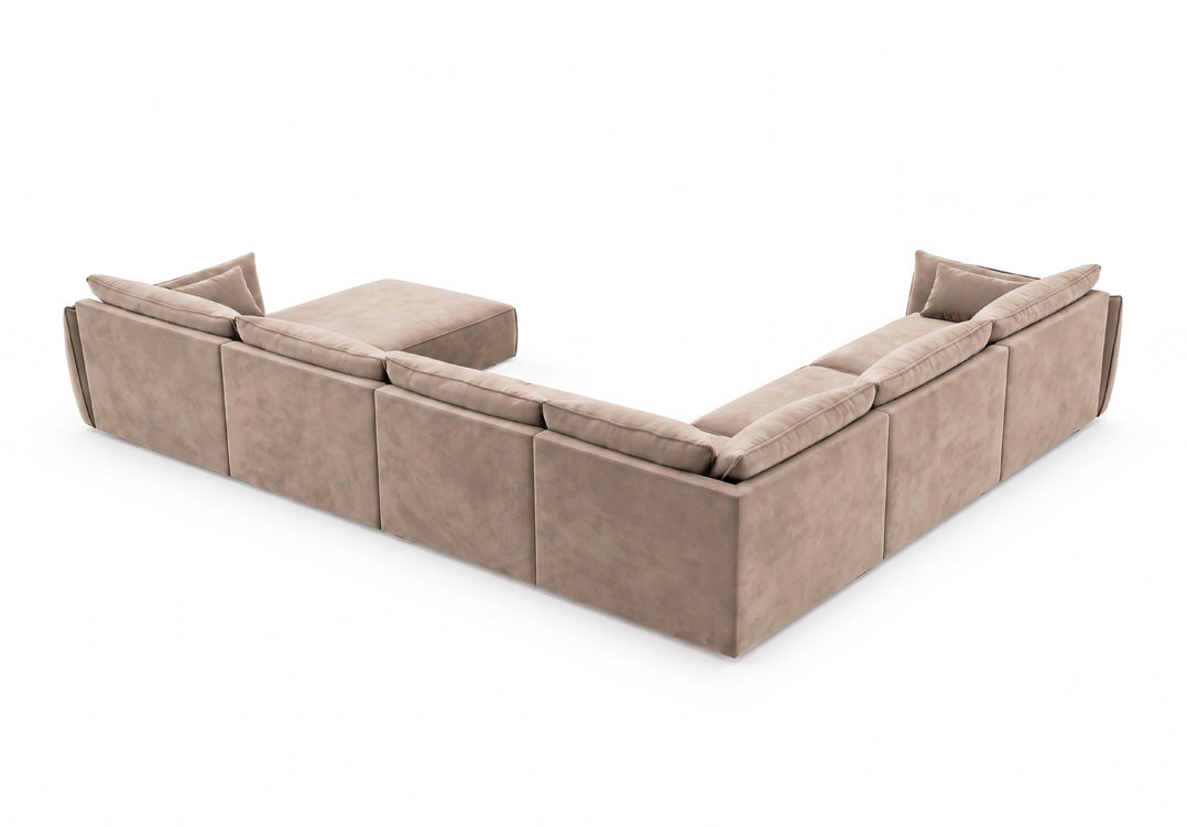 Designer Sofa Nuvola U in Samt