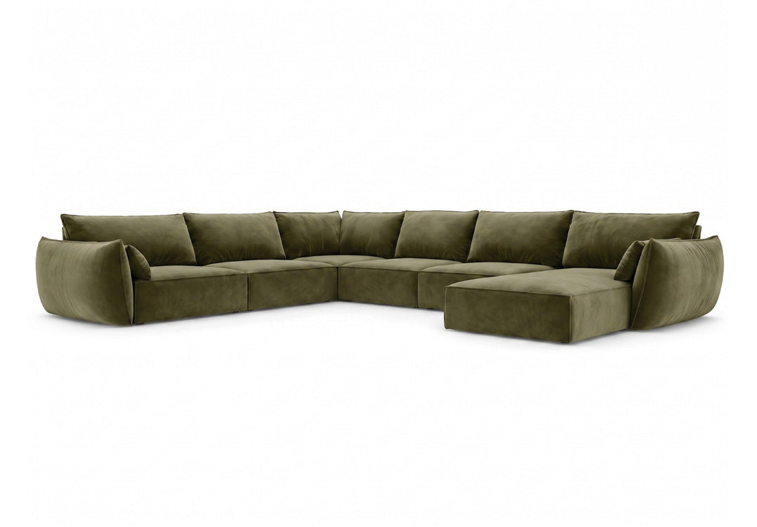 Designer Sofa Nuvola U in Samt