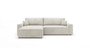 Designer Ecksofa Vienna mit Schlaf- und Klappfunktion in Cord