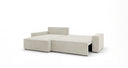 Designer Ecksofa Vienna mit Schlaf- und Klappfunktion in Cord