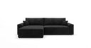 Designer Ecksofa Vienna mit Schlaf- und Klappfunktion in Cord