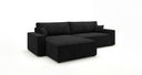 Designer Ecksofa Vienna mit Schlaf- und Klappfunktion in Cord