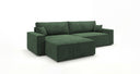 Designer Ecksofa Vienna mit Schlaf- und Klappfunktion in Cord
