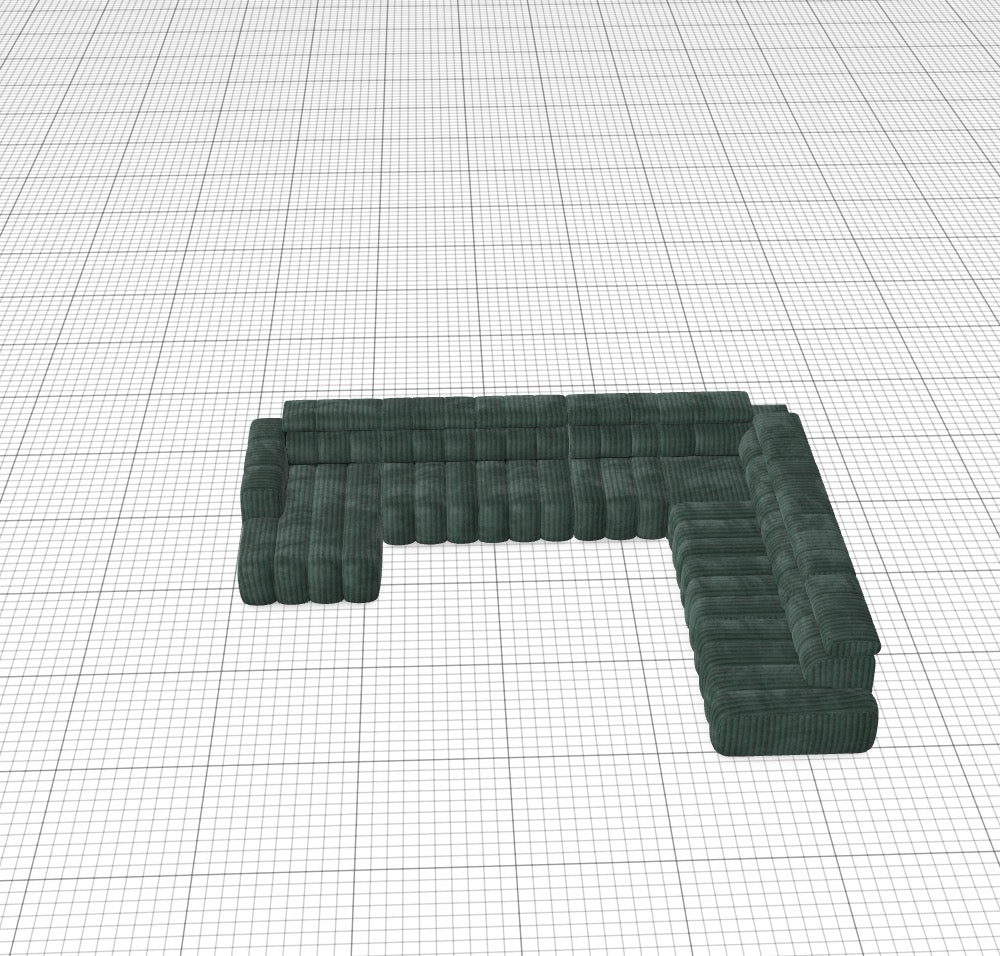 Modulárny gauč Zürich - Tvoja vysnívaná konfigurácia M_2WIZGP