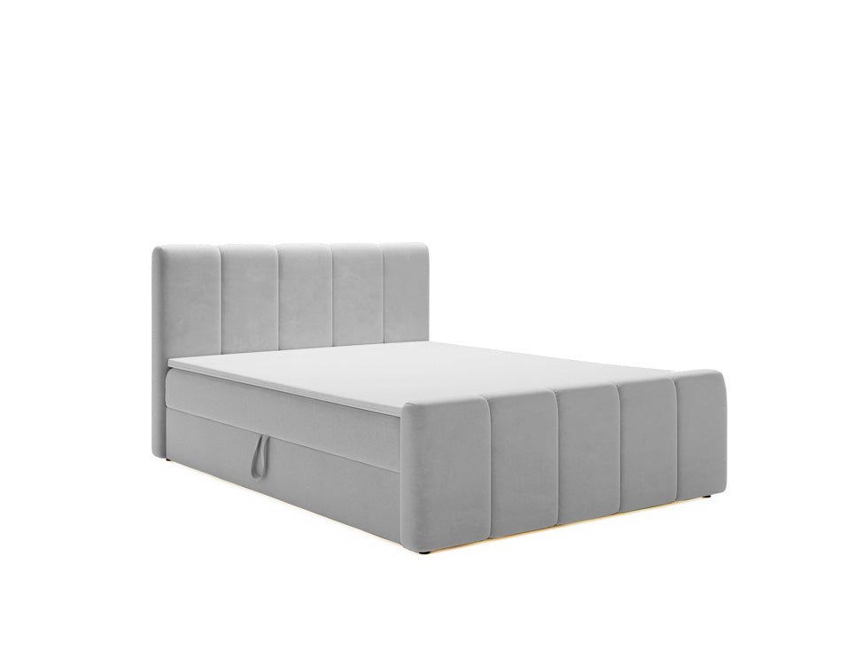 Boxspringbett Bergamo Samt mit Stauraum