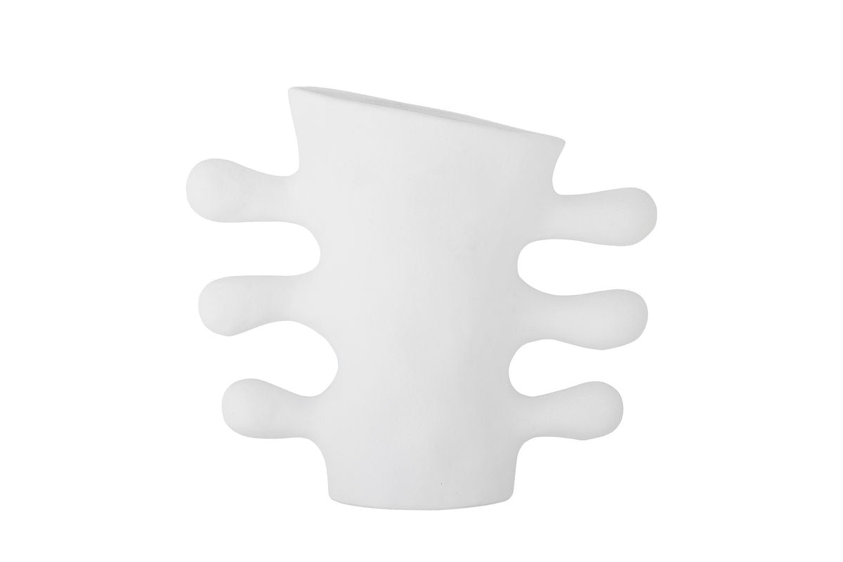 Váza „Alvina“ – biele kameninové riady