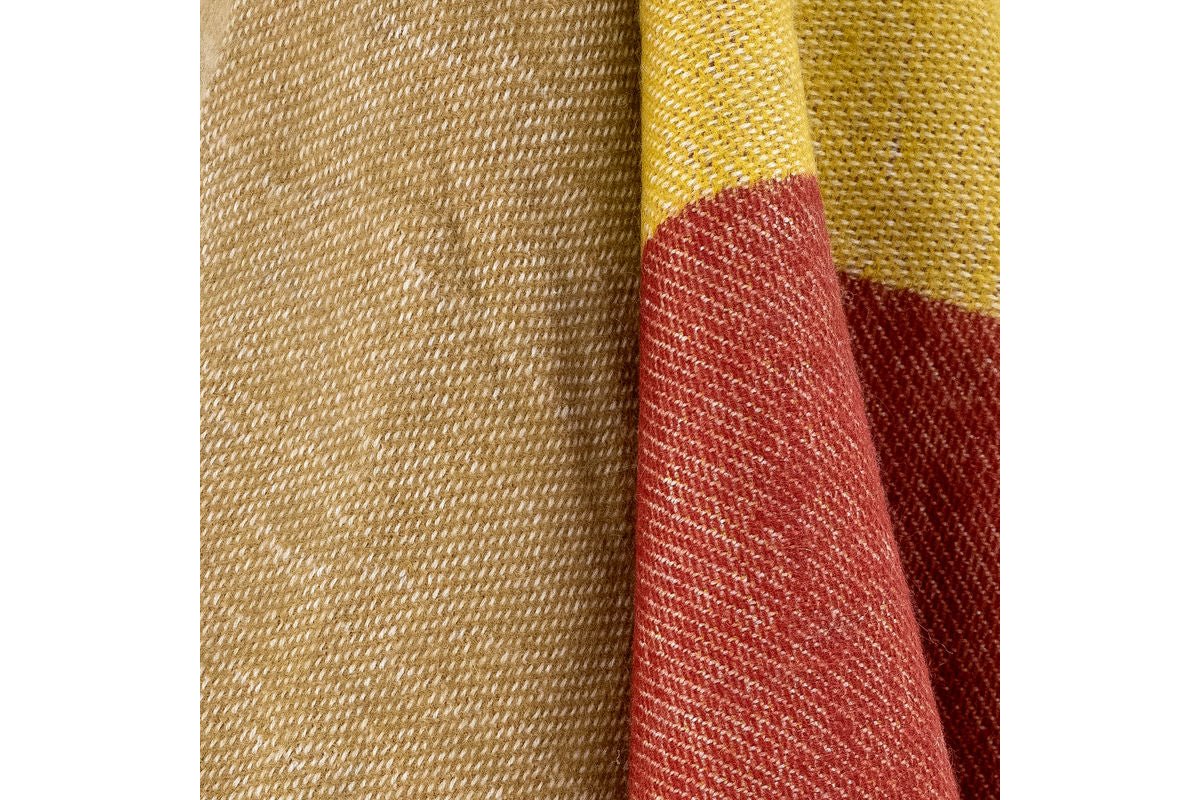 Prehoz Widi – Dvojfarebný vzhľad v hnedej farbe s strapcami