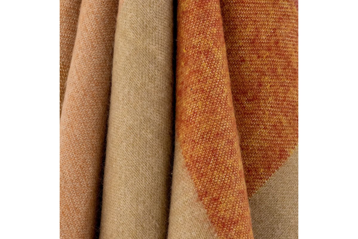 Prehoz Widi – Dvojfarebný vzhľad v hnedej farbe s strapcami