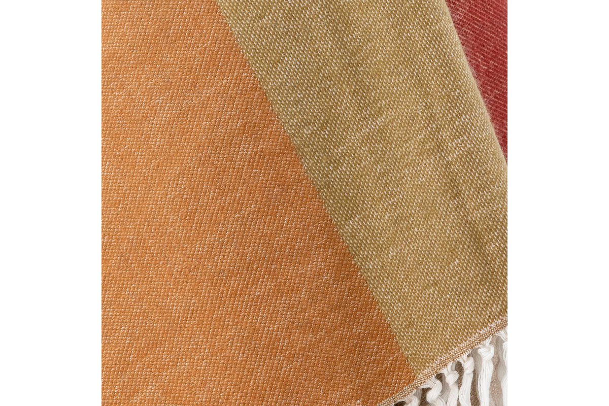 Prehoz Widi – Dvojfarebný vzhľad v hnedej farbe s strapcami