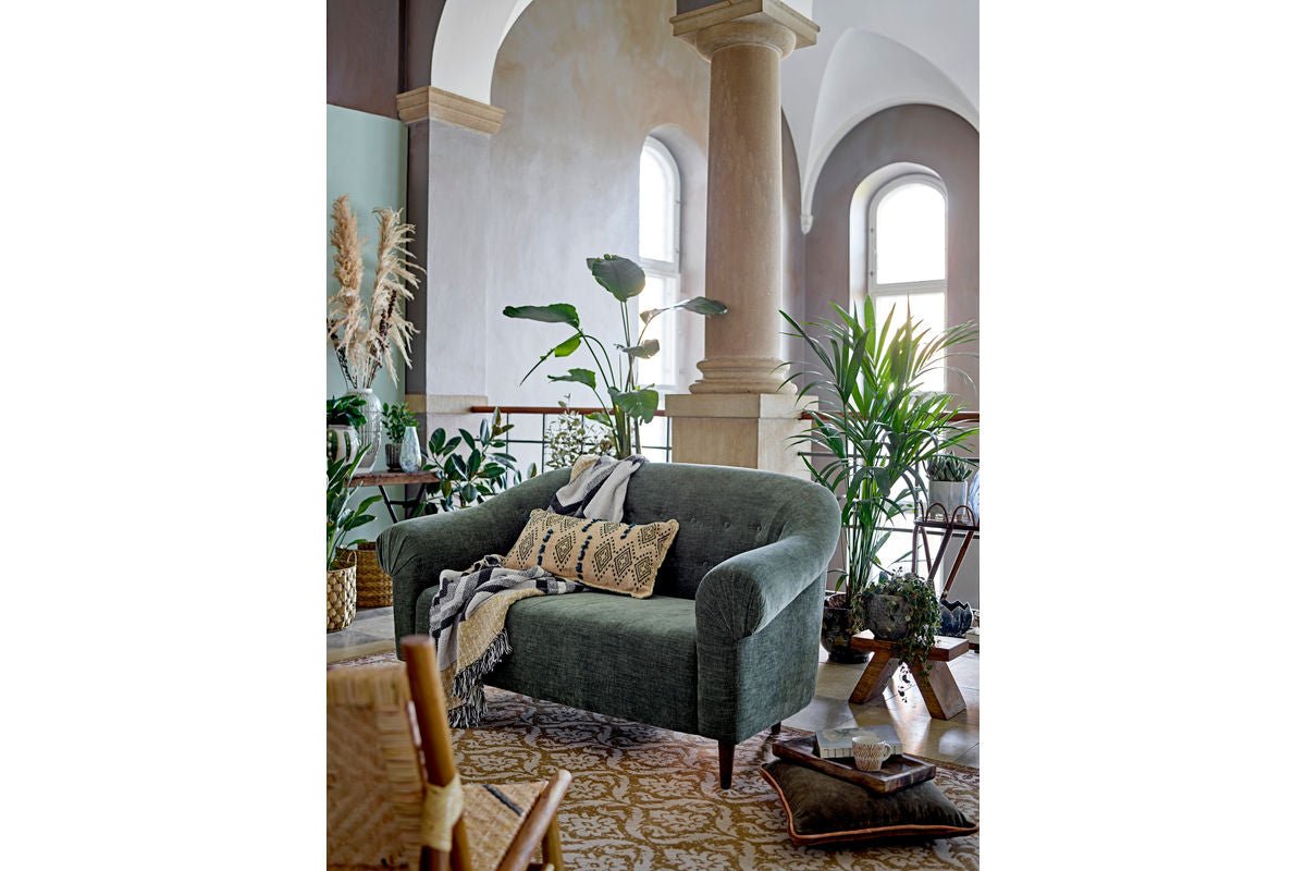 Deko-Blumentopf Verdana – Reaktive Glasur in Grün