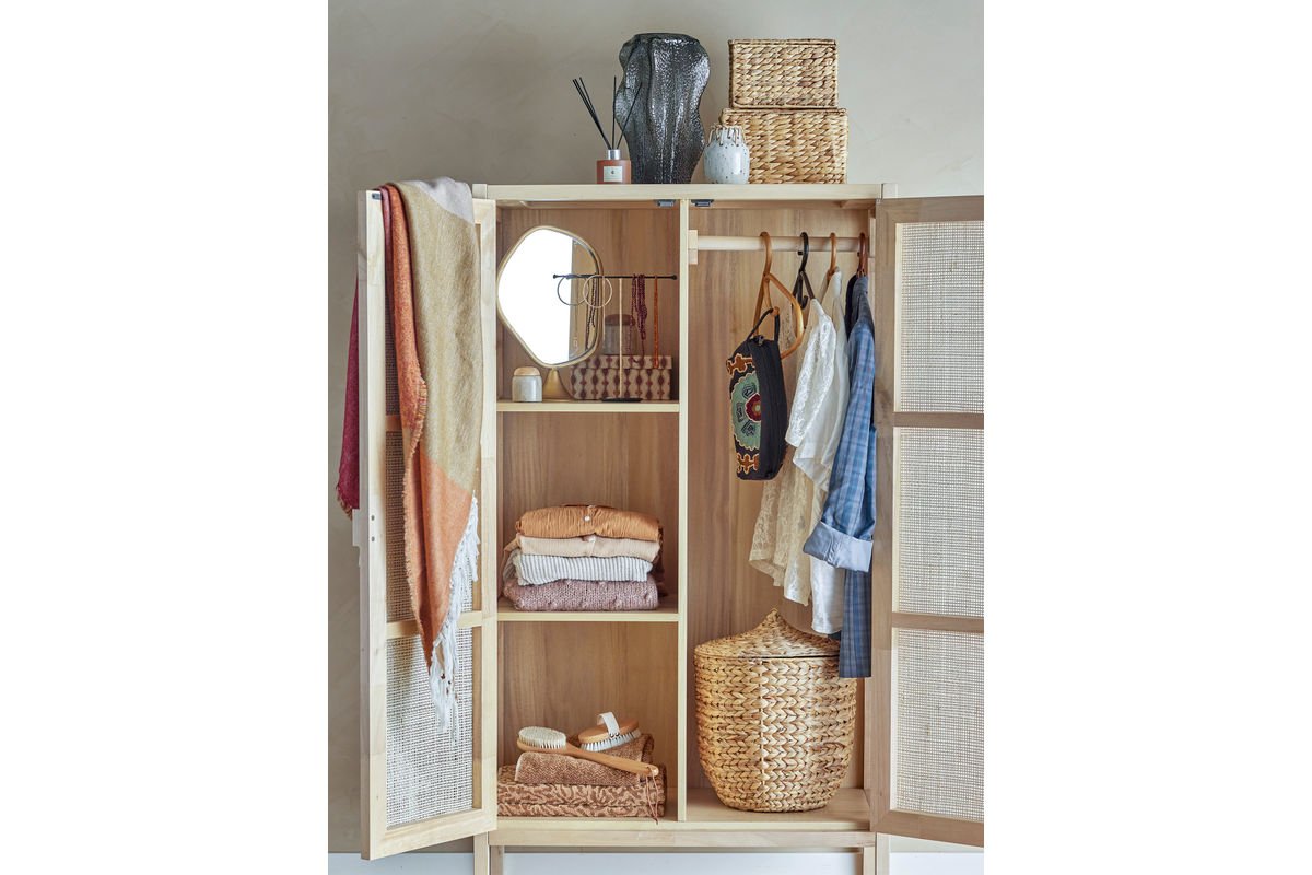 Prehoz Widi – Dvojfarebný vzhľad v hnedej farbe s strapcami