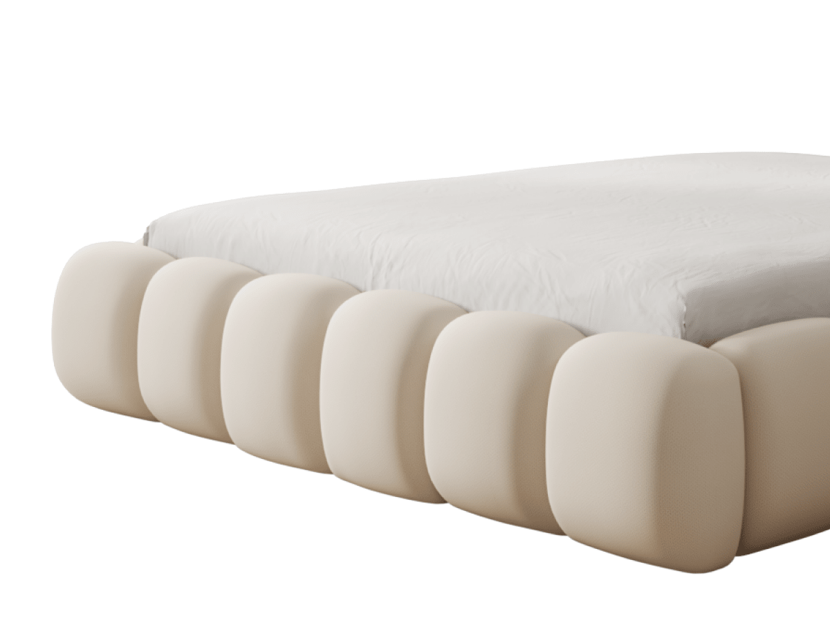 Vlastná čalúnená posteľ: Čelo postele