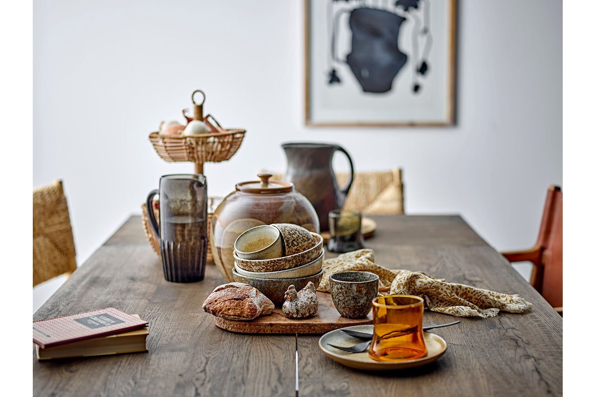 Schale Épure – aus Steingut gerfertigt - Reaktivglasur