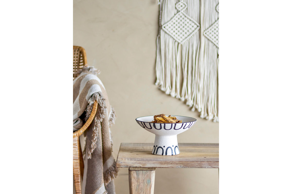 Miska May – ručne maľovaná kamenina v prírodnom prevedení