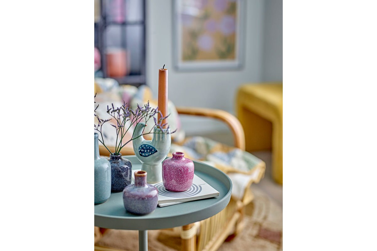 Vasen-Set „Marilo“ – Buntes Steingut (7-teilig)