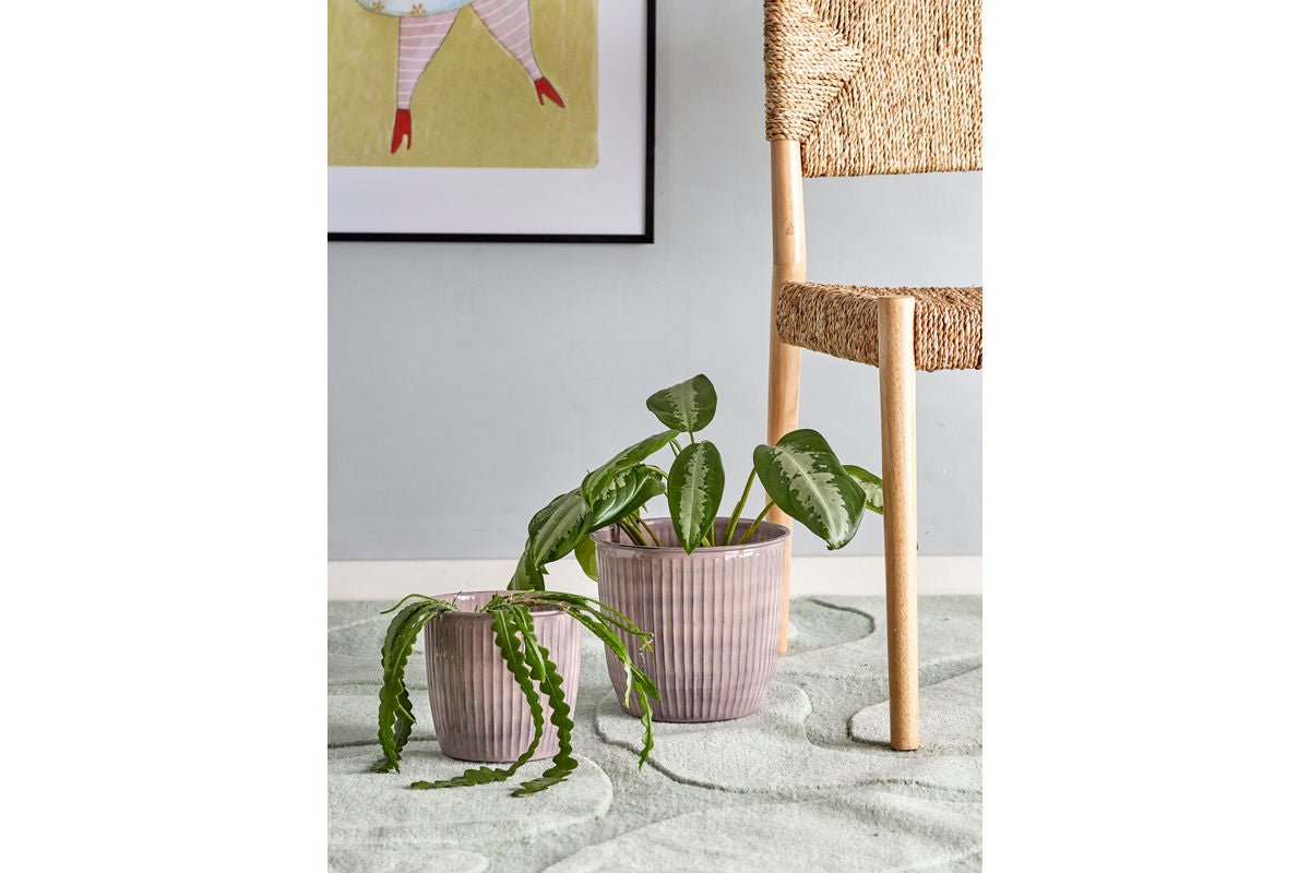 Súprava kvetináčov Rostirost – ružová povrchová úprava