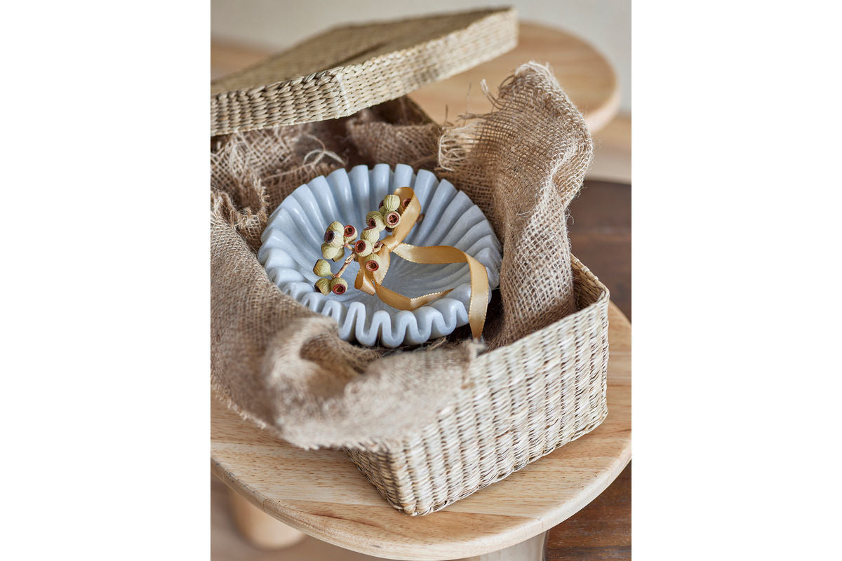 Miska Anira – ručne vyrezávaný biely mramor