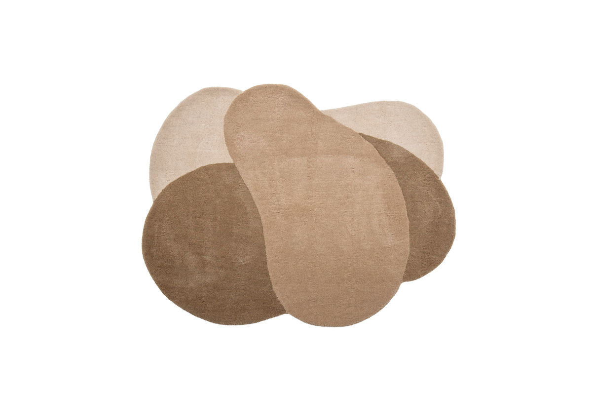 Koberec Arlo – Organické tvary v teplej hnedej