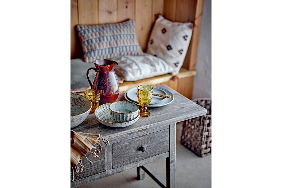 Krug Liros – kamenina s reaktívnou glazúrou v hnedej farbe