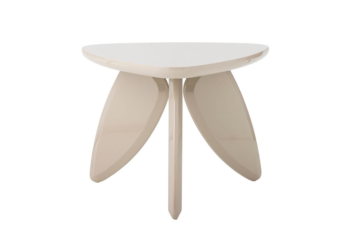 Konferenčný stolík Lux – Sochársky dizajn v prírodnom odtieni