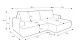 Designer Sofa Luma mit Stauraum und Schlaffunktion - Luxusbetten24