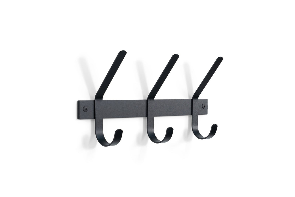 Designer Wandgarderobe Trino - Schwarz