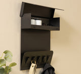 Designer Wandgarderobe Kasimo - Schwarz