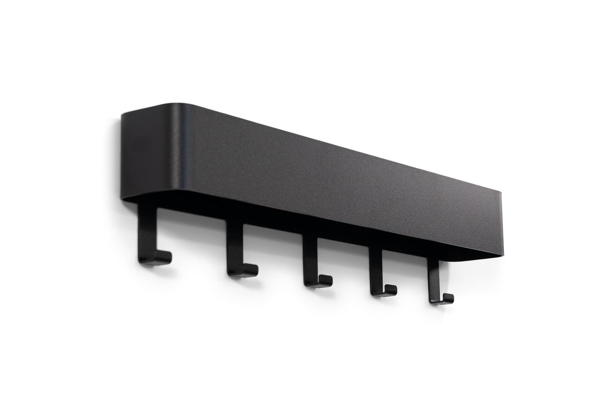 Designer Wandgarderobe Varia - Schwarz
