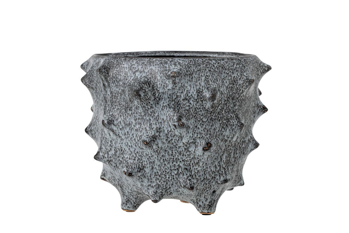 Kvetináč Mysterycastle – v tmavej sivej