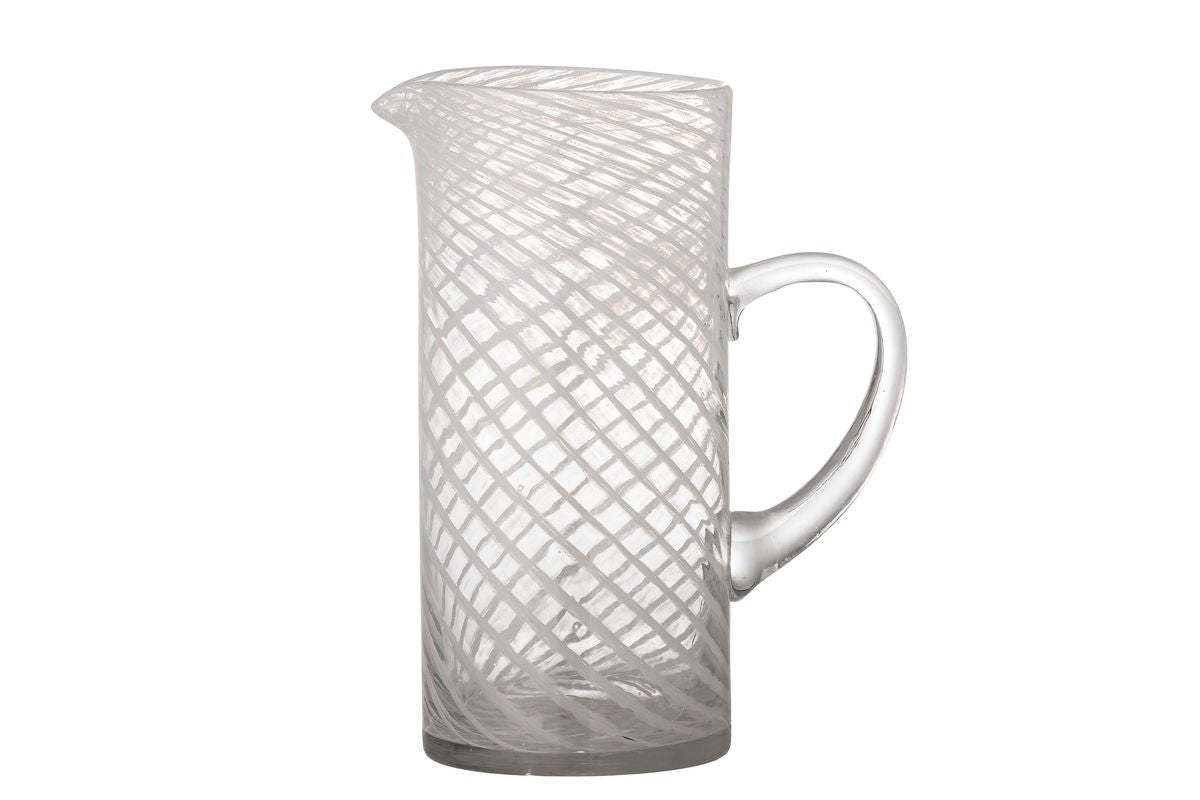 Krug Aino – Ručne fúkané sklo v bielej