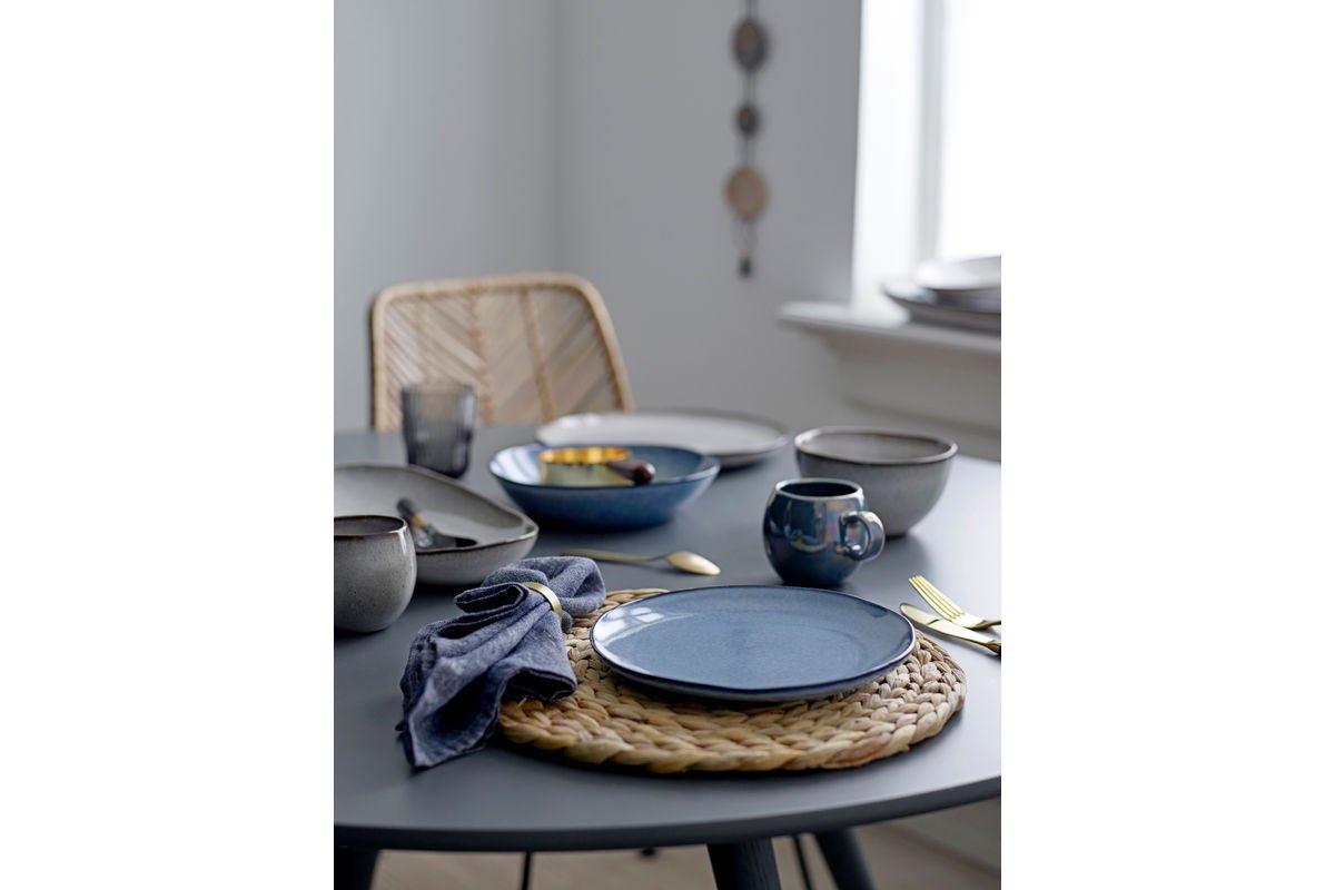 Súprava riadu Tokio – Škvrnitá glazúra s tmavým okrajom (12-dielna)