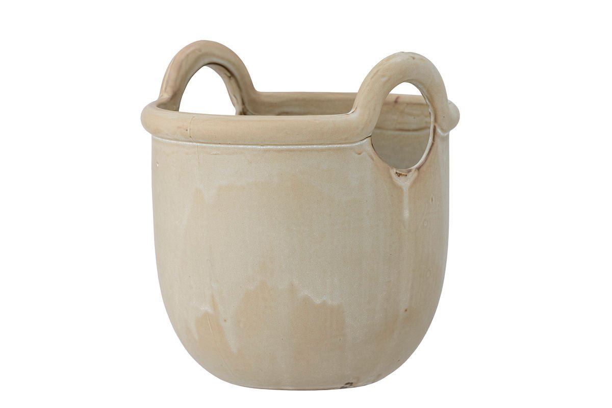 Kvetináč Fjell – Severský kameninový dizajn v prírodnej sivej