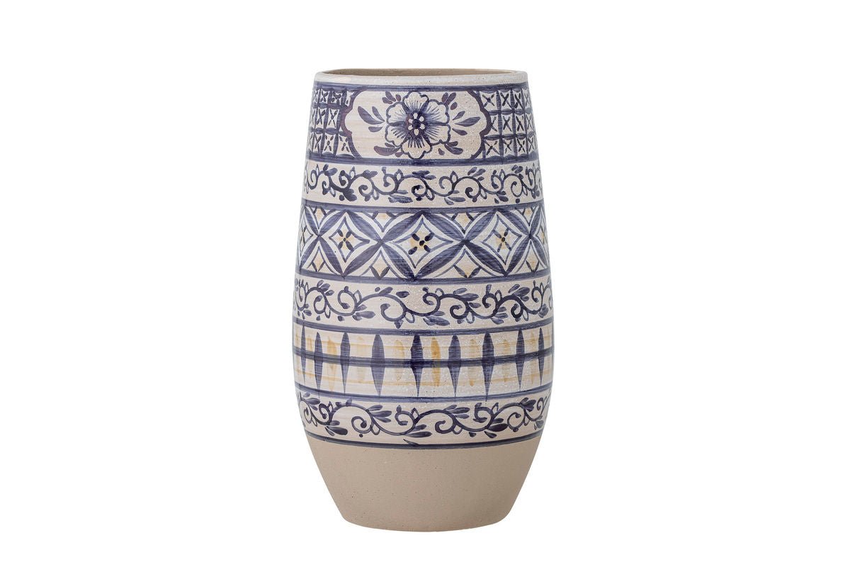 Vase „Sarena“ – Blaues Steingut