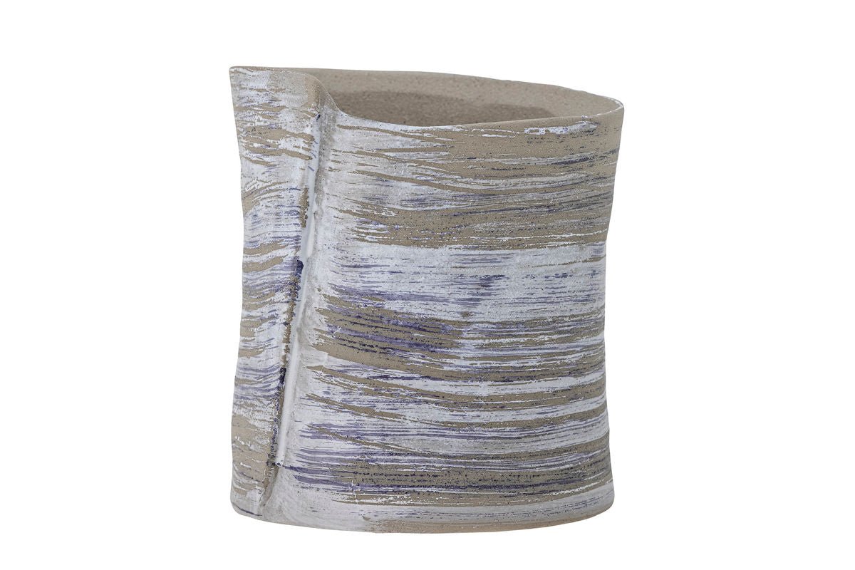 Kvetináč Shepper – sivá kamenina