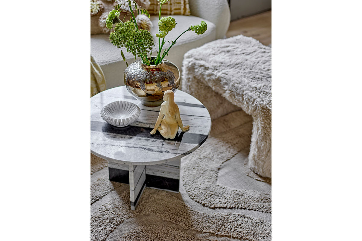 Miska Anira – ručne vyrezávaný biely mramor