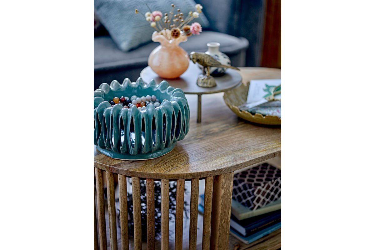 Kvetináč Woodcut – s ručne vyrezávanými drážkami