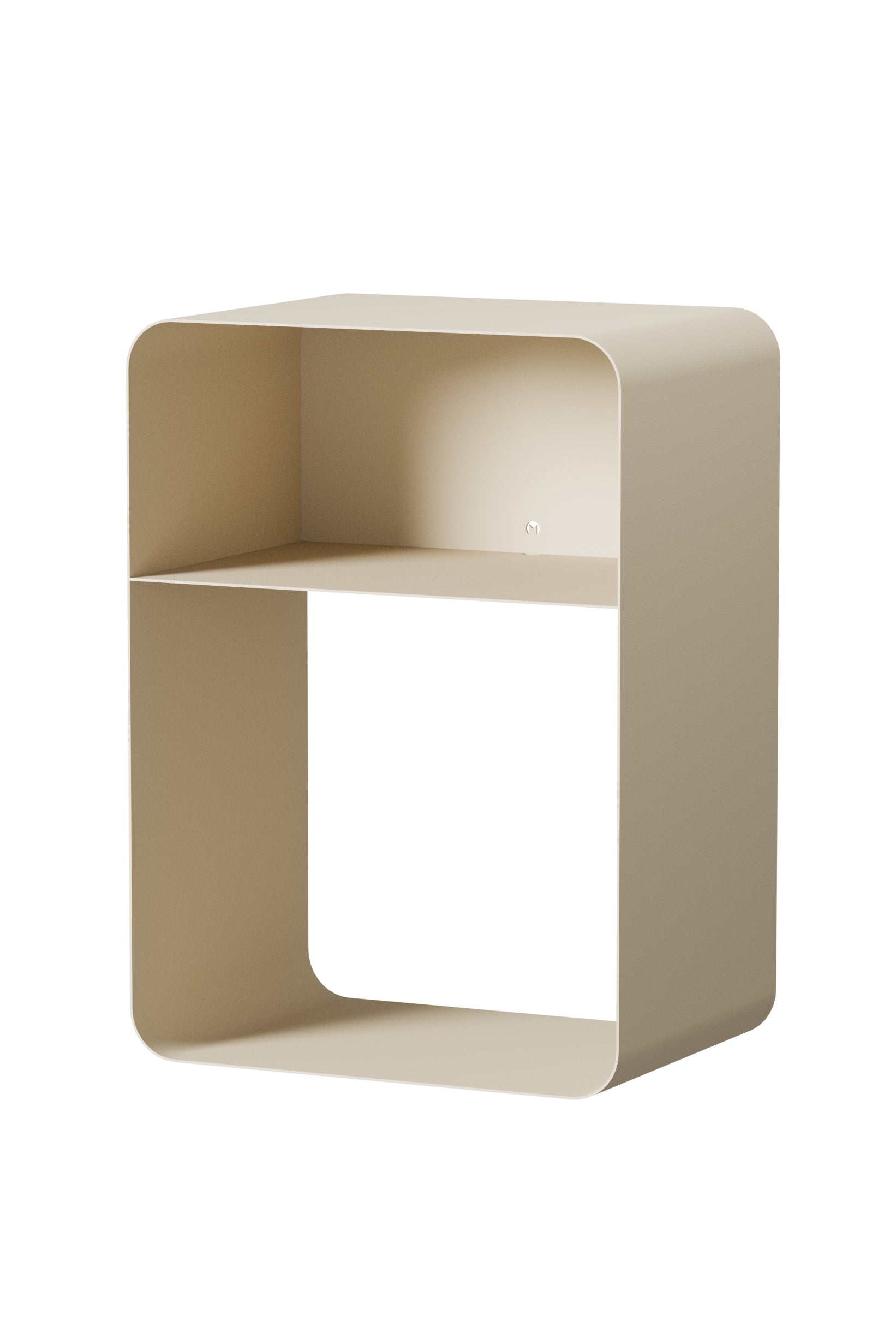 Nočný stolík Damio – minimalistický dizajn z práškovo lakovaného kovu